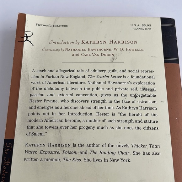 [ The Scarlet Letter Paperback Book by Nathaniel Hawthorne ] 2000 Modern Library - Picture 5 of 6